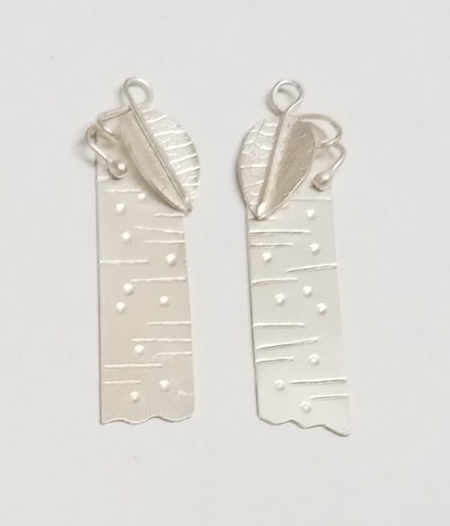 Judy Larson's Birch Bark Texture - Option B, General Education, Texturing, Cut a ragged